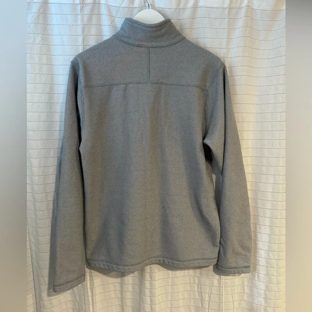 The North Face Men's/Unixex Gray Half Zip Fleece Sweater Size Medium